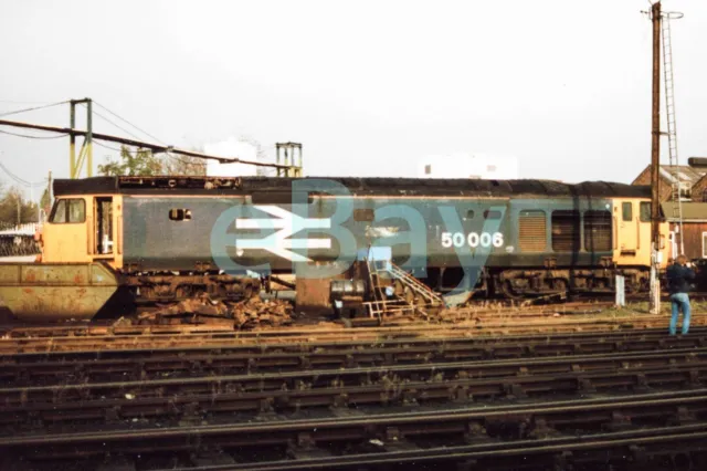 Uk Diesel Train Railway Photograph Of Class 50 50006. Rm50-40