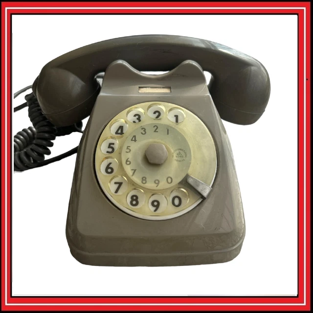 Telefono Fisso Vintage PHF MAX 253 | Colore Rosso, Tasti Retroilluminati