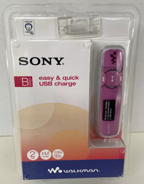 SONY Walkman NWZ-B152 MP3 Player 2GB Black.(Bin 6).