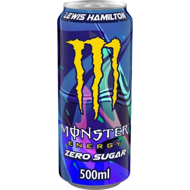 6x Monster Lewis Hamilton sans sucre 50cl