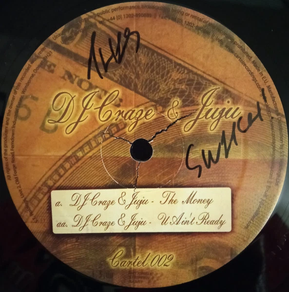 12 " Dj Craze & Juju – The Money / You Ain'T Ready - Drum N Bass 2004 NM/NM