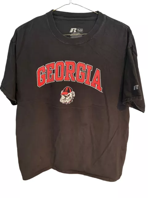 Russell Athletics mens XL graphic t shirt Univeristy of Georgia Bulldogs