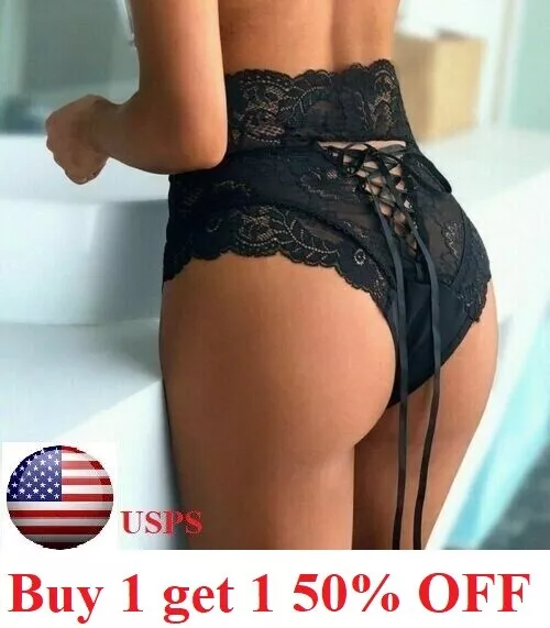 Womens Lace corset Panties Shorts Lingerie sexy waist trainer Knickers Underwear