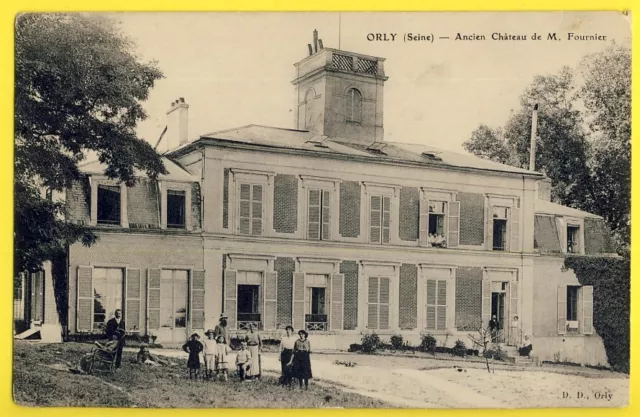 cpa Rare 94 - ORLY (Val de Marne) Ancien CHÂTEAU de M. FOURNIER animé