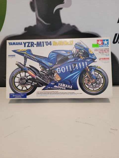 Maquette Tamiya 1/12 Yamaha YZR-M1 '04 - Kit Moto N°14098, Neuf