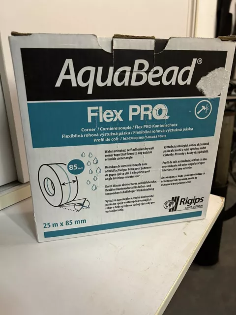 Rigips Aquabead Flex Pro 25M 85Mm Kantenschutz Selbstklebend ZU VERKAUFEN!  - PicClick DE