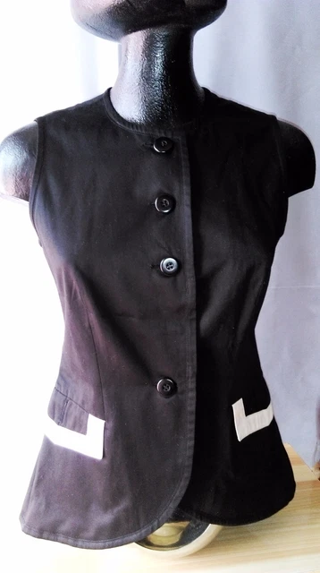 Gilet, débardeur, veste femme original CAMERESI COUTURE, taille 38, vintage