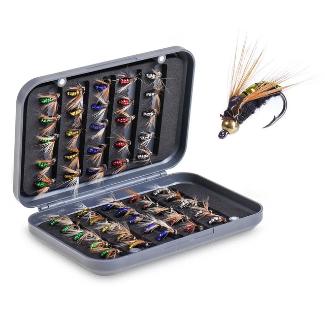 Esche Da Pesca A Mosca Tungsteno Perdigon - 6 Pezzi Per Trota - Testina In Perlina - Affondamento Rapido - Foto 7