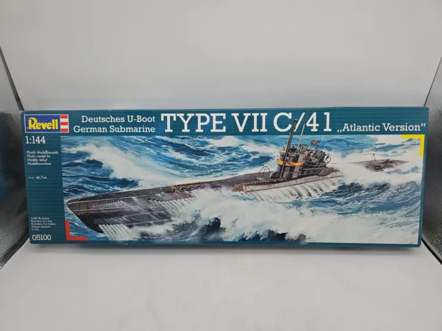 Revell-Germany German U-Boat Type VIIC/41 Atlantic Version Plastic Model New