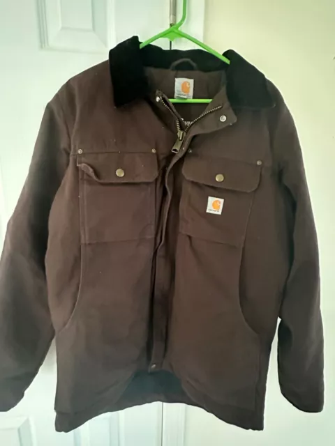 MENS SMALL SIZED Carhartt Jacket Full Swing Jacket Brown $75.00 - PicClick