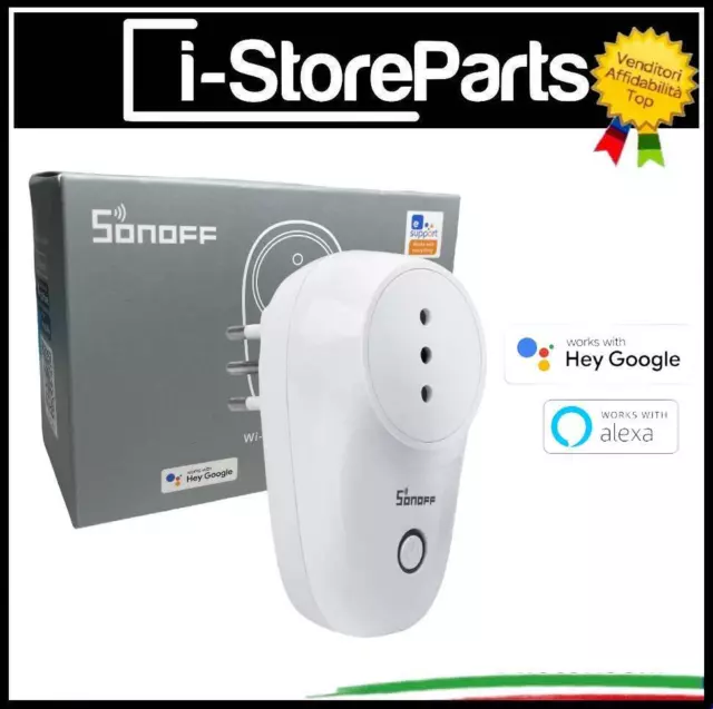 Sonoff S26 Buchse Wifi Smart Clever Überwachung Timer App Alexa Google