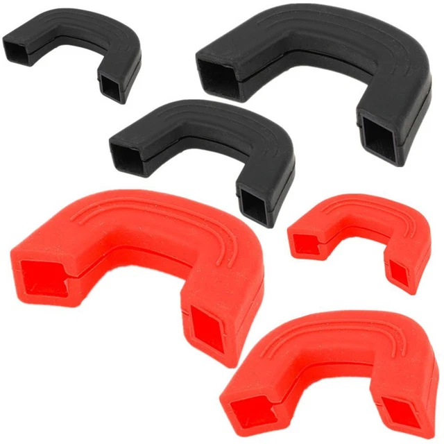 Protectores de mango de olla cubierta de mango de olla clips de aislamiento tapa de silicona