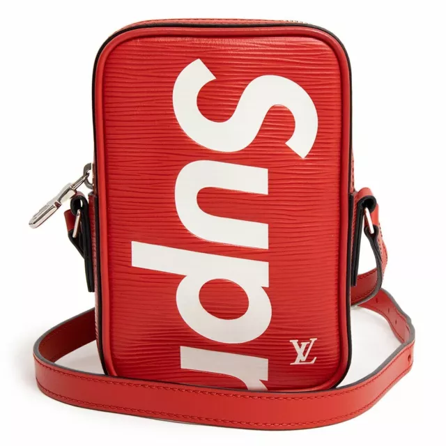 LOUIS VUITTON X SUPREME DANUBE PPM RED BAG EPI LEATHER MESSENGER HANDBAG PM  LV £5,950.00 - PicClick UK