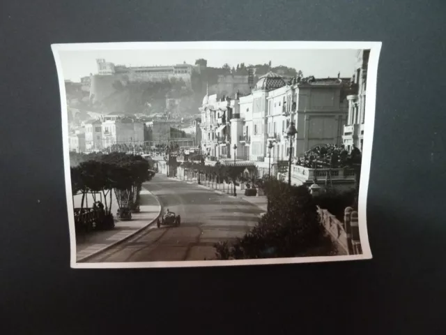 Photo Argentique Originale Meurisse grand prix Monaco 1934