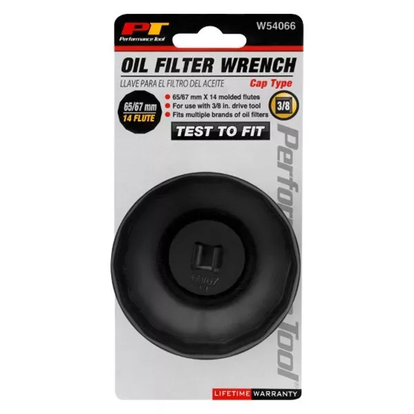 PERFORMANCE TOOL Oil filter key W54066