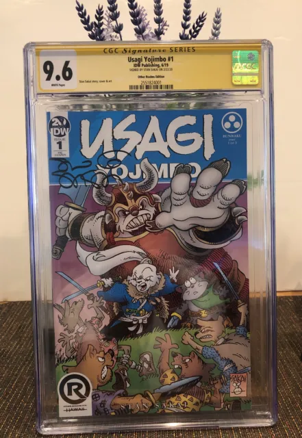 Usagi Yojimbo #1 CGC 9.6 SS - Signed by Stan Sakai -Other Realms