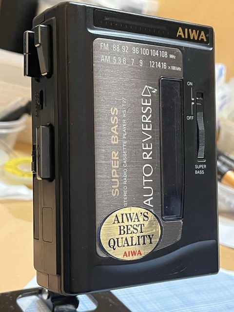 Walkman Aiwa HS-RX610 Radio Cassette - Excellent état, Fonctionne - Vintage