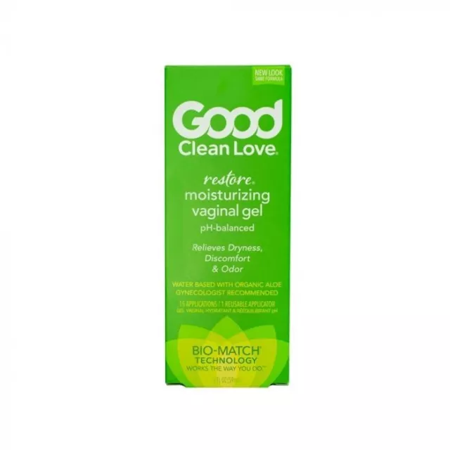 Gel vaginal hidratante Good Clean Love Restore pH equilibrado 2 oz.