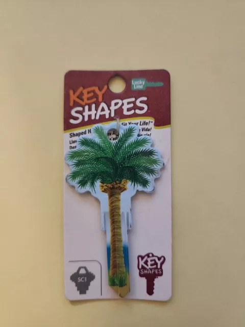 Palm Tree house key blank Schlage