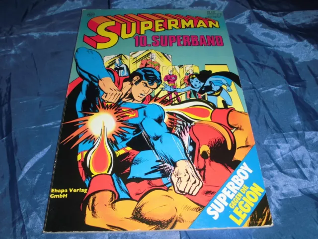 SUPERMAN , 10. Superband , DC Comics , 2. Auflage ,ehapa 1980 , KULT Comic
