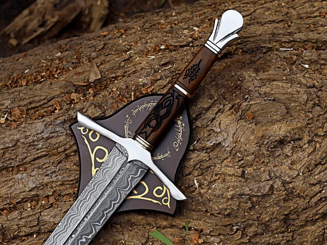 PU Foam Dagger Props - 2 Pack Fake Swords 14" Long With Plastic Core For Cosplay, Halloween & Costumes (Safe & Realistic)