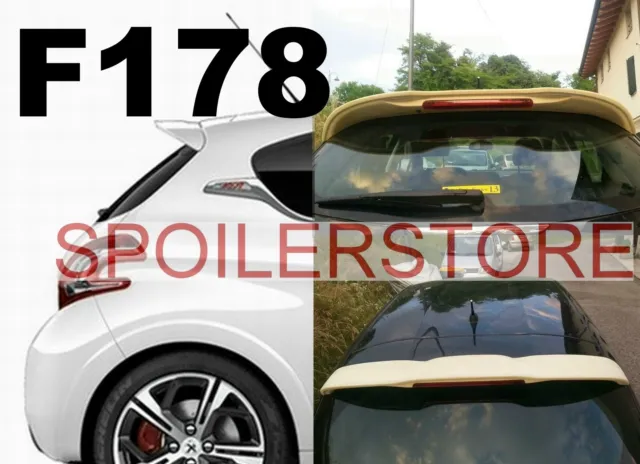 Spoiler Posteriore Alettone Peugeot 208 Grezzo E Kit Di Montag F178G Ss178-1