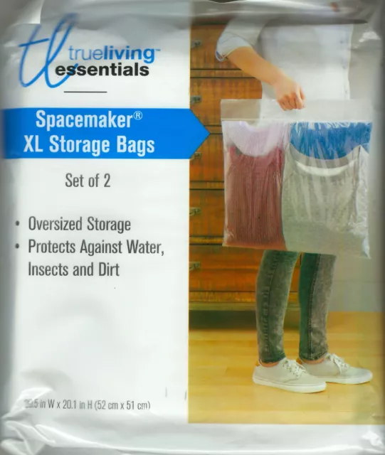 1 BiG BAG ZIPLOC XL 10 GALLON plastic 24x20 eXtra Large storage clothes  ZIPLOCK