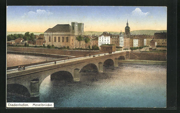 CPA Diedenhofen, Moselbrücke