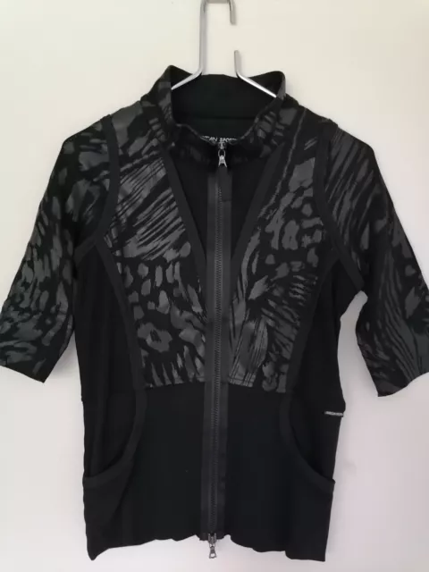 Marc cain Damen Shirt / Jäckchen, schwarz, Gr. N3, besonders und edel, wie neu !