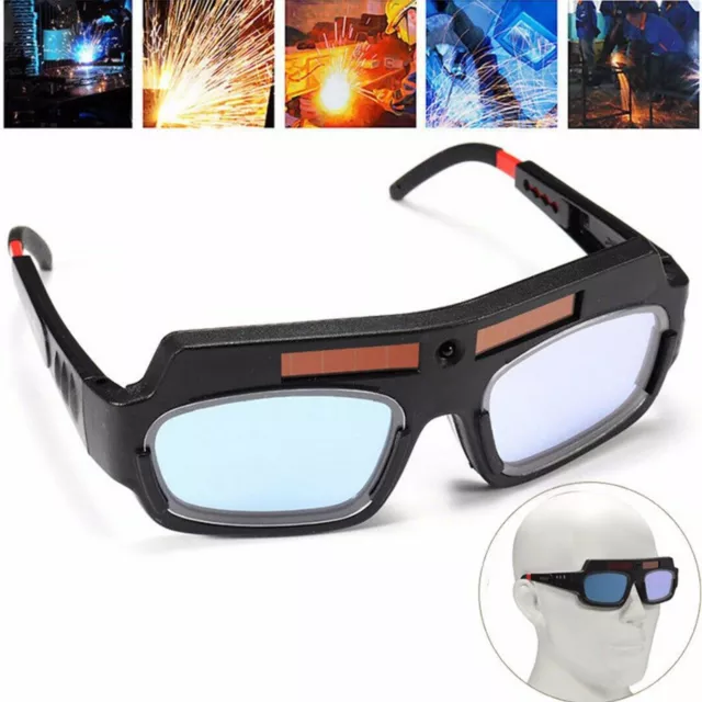 Solar Powered Auto Darkening Welding Mask Helmet Eyes Goggle Welder Glasses Arc