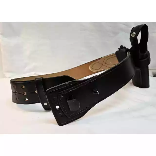 Jay-Pee Leather Belt And Safariland Holster