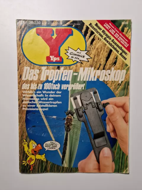 YPS Heft Nr.224 ohne Gimmick, mit Lucky Luke, Wangaroo das Dschungelkind, Pif un