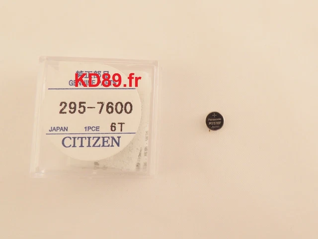Citizen 295-5100 Batterie d'origine pour montre Eco-Drive