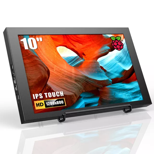 10in IPS Capacitive Touch Screen Portable HDMI Monitor for Computer/Raspberry Pi