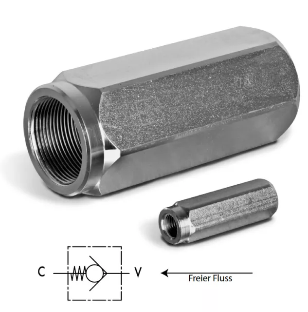 Hydraulik-Rückschlagventil Soupape Acier Galvanisé Jusqu'À Pn 350 Soupape