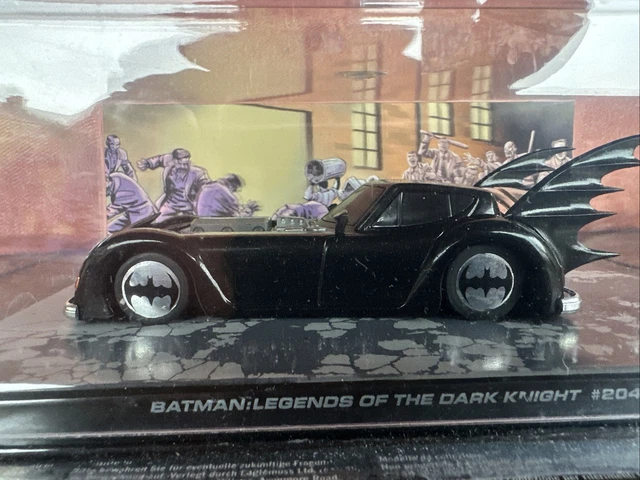 Batmobile Eaglemos 1/43 - Legends Of The Dark Knight #15 - Modèle Diecast - Noir