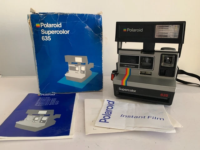 VÉRITABLE POLAROID MODÈLE 636 Auto-Focus Appareil Photo Vintage Testé Ok EUR 32,00 - FR