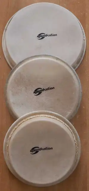 SOUNDSATION pelle sintetica bongos 6" 7" 8"
