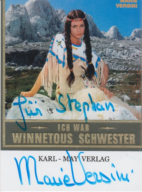 MARIE VERSINI (19402021) orig sign photo Nschotschi