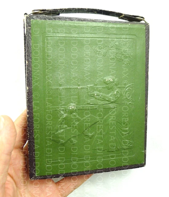 Specchio Antico Specchietto  Portatile Donna Signora 1890 Trucco Toeletta