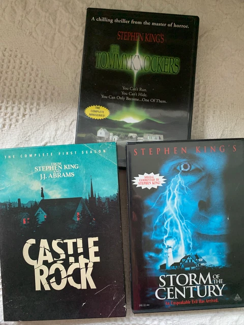 Stephen King 3 DVDs: Castle Rock (1st season)~Tommyknockers~Storm of the Century