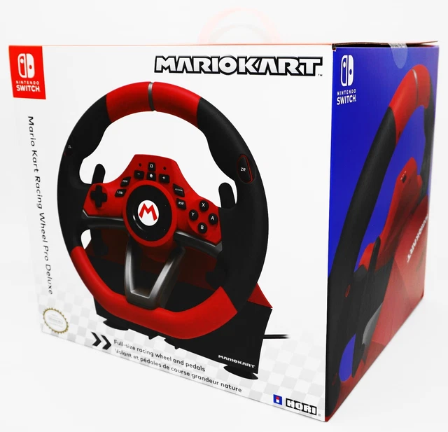 HORI MARIO KART Racing Wheel Pro Deluxe Volant et pédales