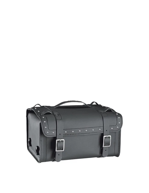 Sacoche avec rivets inoxydables Held Cruiser Square Bag en cuir ref hel4880 noir