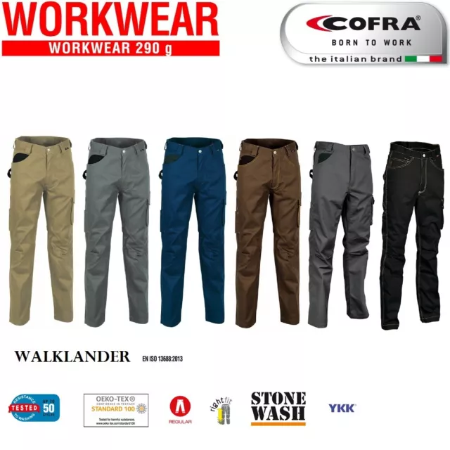 Pantaloni da lavoro COFRA WALKLANDER invernali Extra resistenti multitasca +