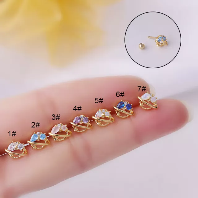 Stainless Steel Love Ear Cartilage Earring Helix Piercing Jewelry Rook ConSA
