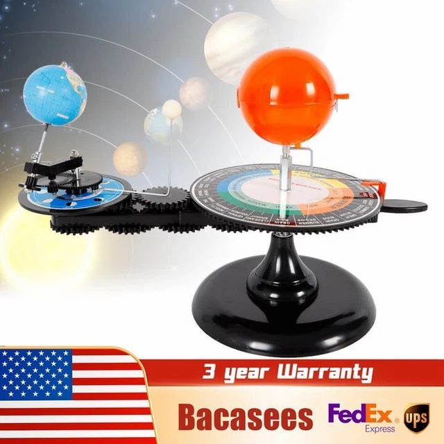 SOLAR SYSTEM MODEL Globe Earth Moon Sun Orbital Planet Astronomy Gift ...
