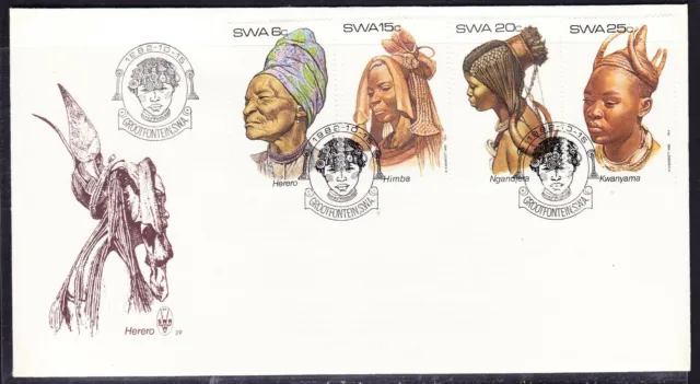 South West Africa 1982 Head Dresses First Day Cover 39