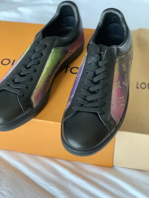 Louis Vuitton Mens Virgil Abloh Sneaker Orange / Black EU 41 / UK 7 Leather  ref.1006570 - Joli Closet
