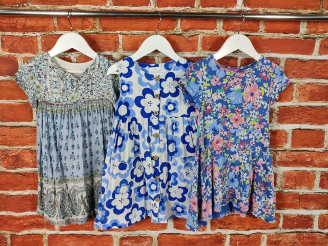 Pacchetto Abiti Estivi Ragazze Età 3-4 Anni Next Zara Set Floreale Graziosi Bambini 104Cm