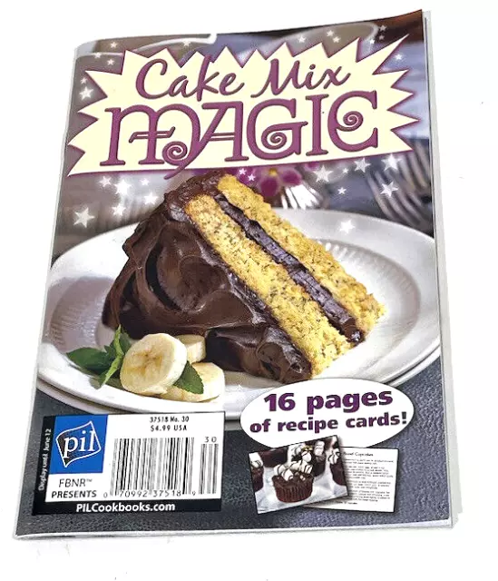 Cake Mix Magic Recipes Cookbook Favorite Brand Name Recipes VGUC